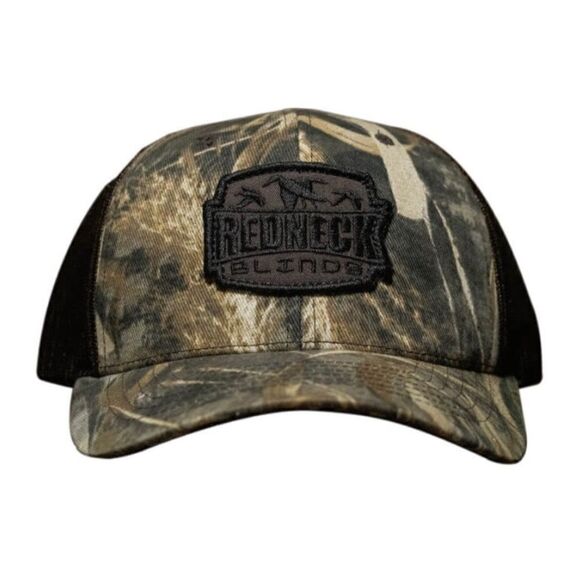 REDNECK BLINDS CAMO DUCK MESH TRUCKER HAT NWOT - Picture 1 of 9